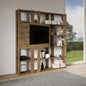 Multifunctional TV Stand Bookshelf Kato 178x204x36 cm