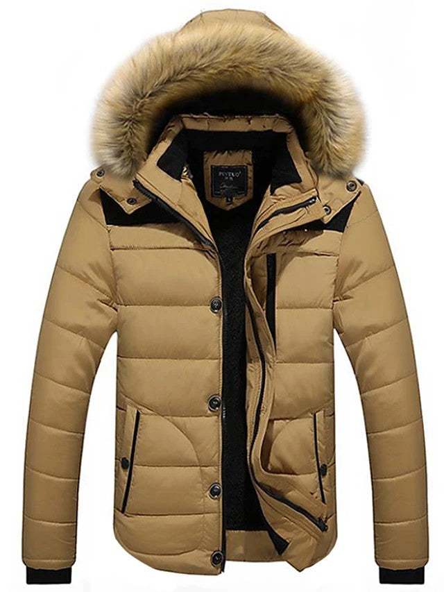 Giubbotto Parka Tinta unita Cotone