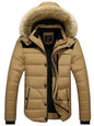 Parka Jacket Solid color Cotton