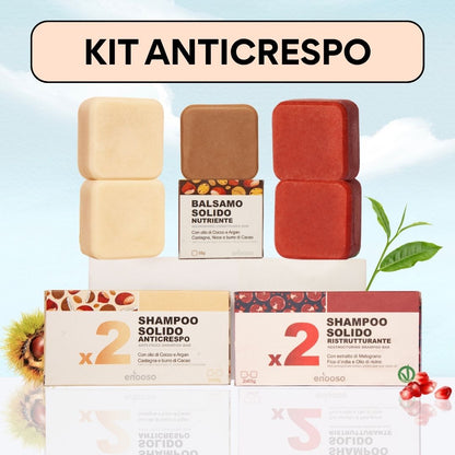 Kit Anticrespo - Shampoo Solido e Balsamo