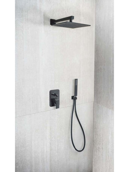 Kit Restyling Doccia Quadro nero opaco quadrato metaform