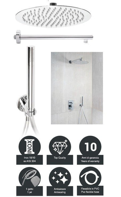 Kit RESTYLING modello TOP LINE - Tondo - Cromo Metaform ø 25 cm