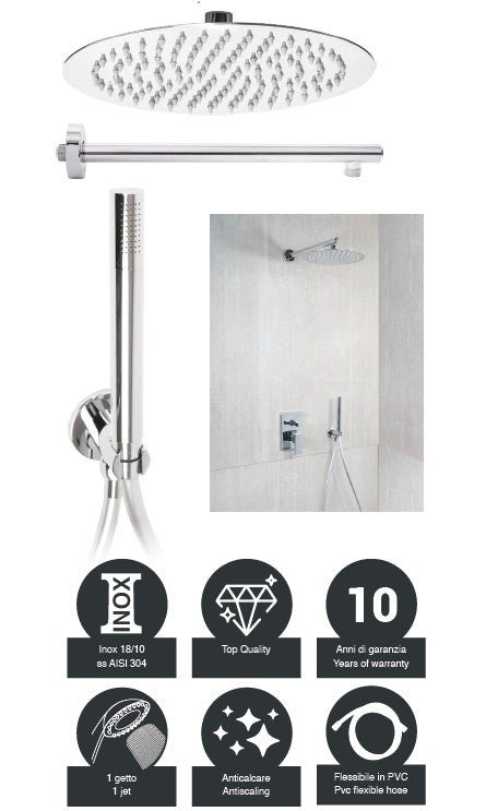 Kit RESTYLING modello TOP LINE - Tondo - Cromo Metaform ø 25 cm