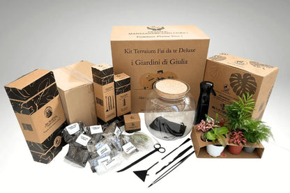 Terrarium-DIY-Komplettset Master | Das Super-Set für einen einzigartigen Glasgarten