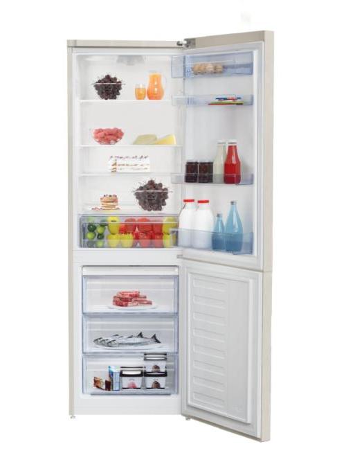 BEKO KÜHL-GEFRIERKOMBINATION STATISCH 330L A+ SAND KÜHLSCHRANK RCSA330K30BN GEFRIERFACH