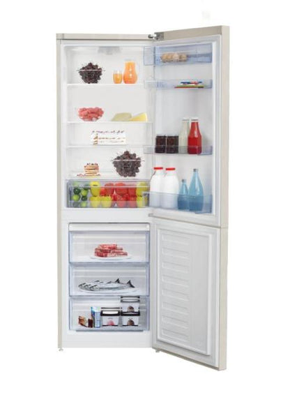 BEKO KÜHL-GEFRIERKOMBINATION STATISCH 330L A+ SAND KÜHLSCHRANK RCSA330K30BN GEFRIERFACH