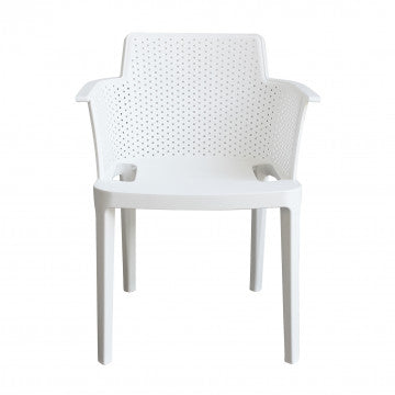 Poltrona Cathy - Poltrona impilabile in polipropilene - Dimensioni: 60x58x76.5cm