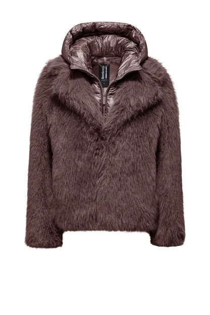 Bomboogie Paris Coat GW9148TFRL6-481 Donna Cioccolato - Cappotto Ecopelliccia