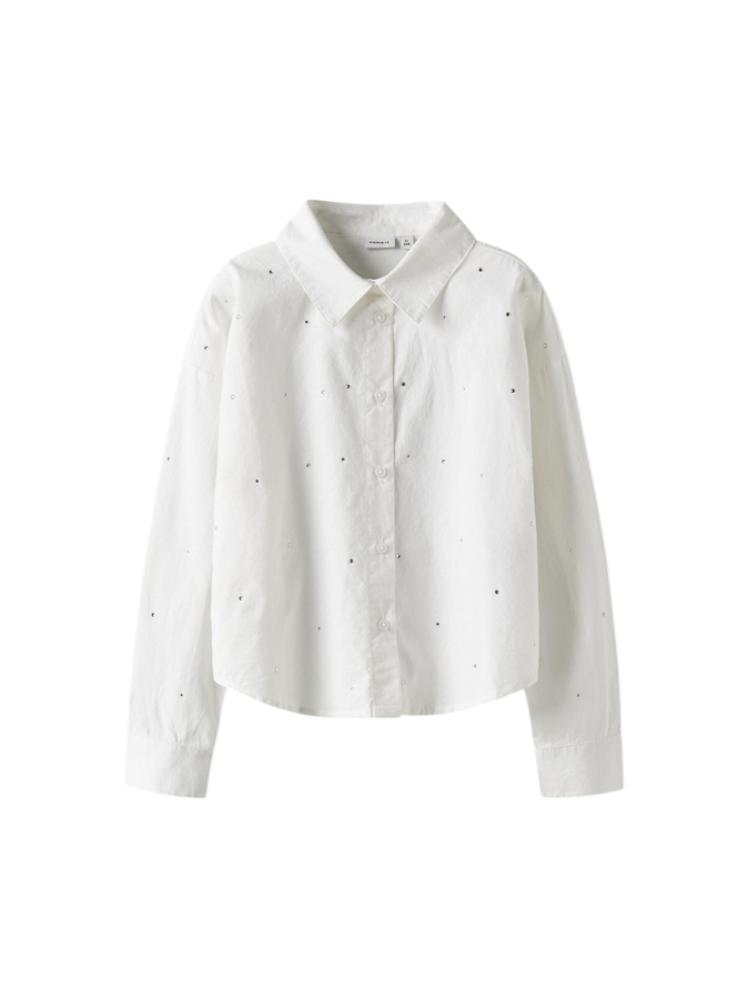 Name It Camicia Bambino Bianca Maniche Lunghe - NKMROVER-13248920
