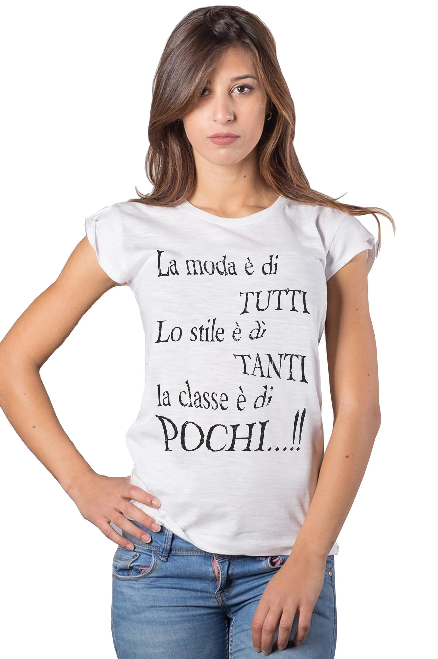 T-shirt Slub Donna Street Style - Cotone 100%