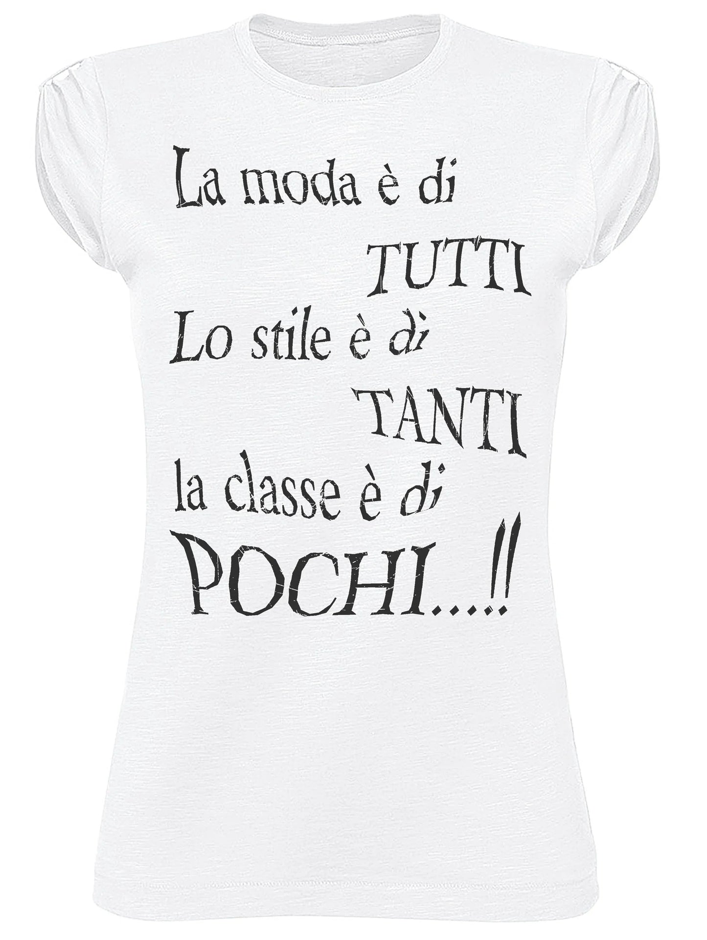 T-shirt Slub Donna Street Style - Cotone 100%