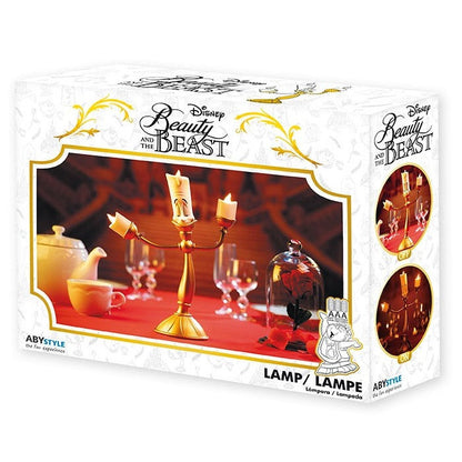 Abystyle Lampada Led Da Tavolo Bella E La Bestia Lumiere Disney Beauty & Beast