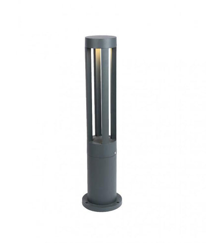 Lampione Giardino Lampada 12W Led Esterno Grigio Lampioncino Luce Naturale Es28