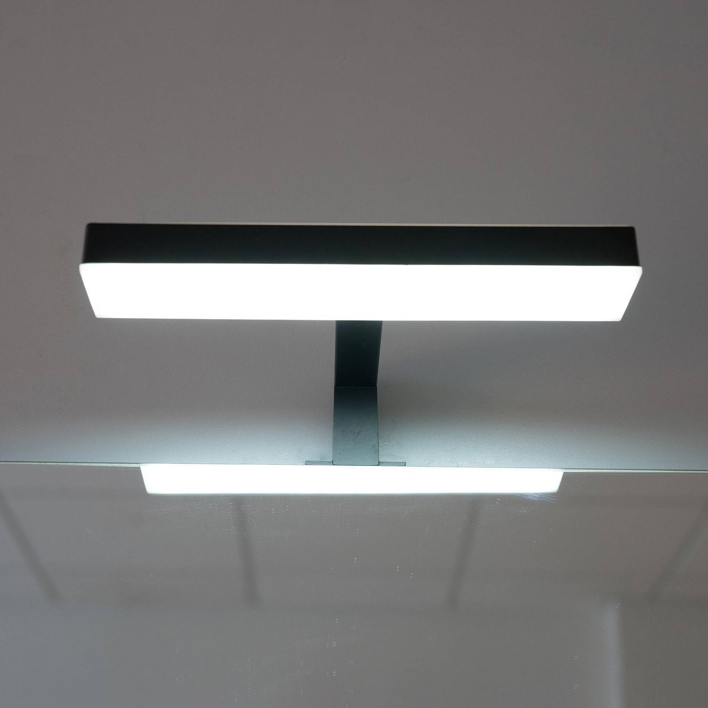 Lampada Applique LED Saturn 20cm Nero Opaco - IP44 Universale