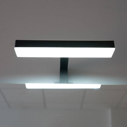 Lampada Applique LED Saturn 20cm Nero Opaco - IP44 Universale