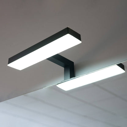 Lampada Applique LED Saturn 20cm Nero Opaco - IP44 Universale