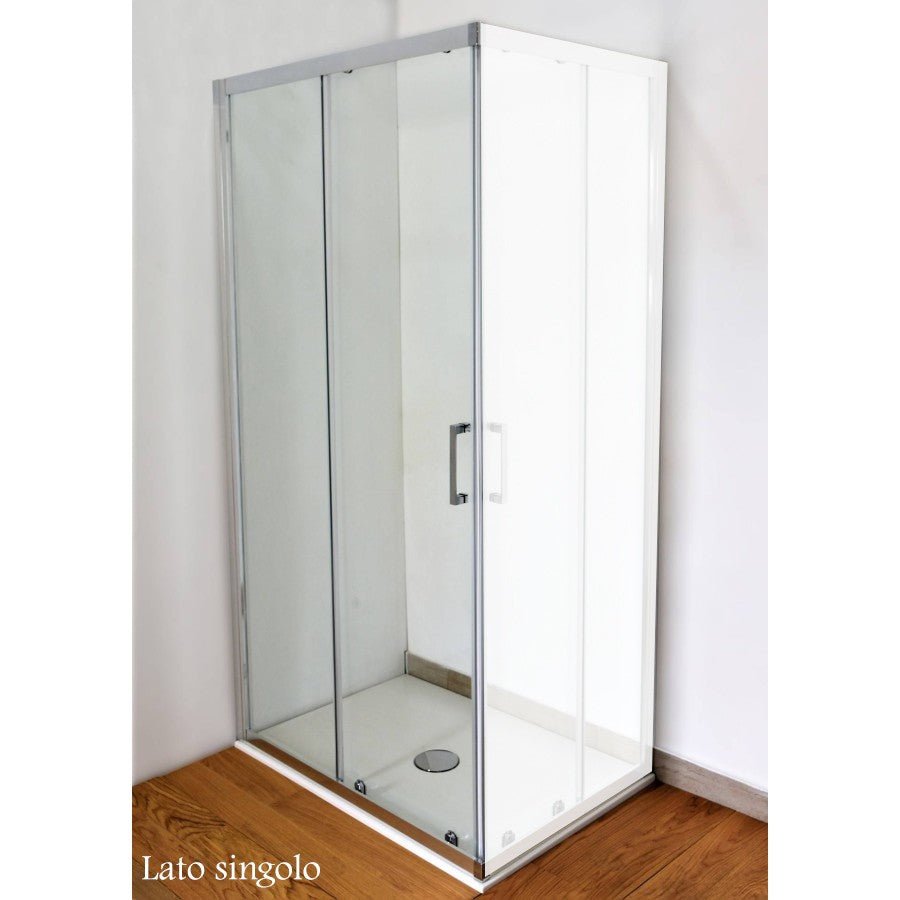 Lato da 100cm in cromo trasparente per box doccia Style