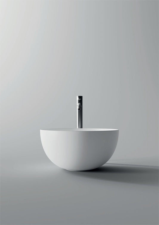 Lavabo da appoggio ⌀ 40 x H 20 cm Unica Round di Alice Ceramica