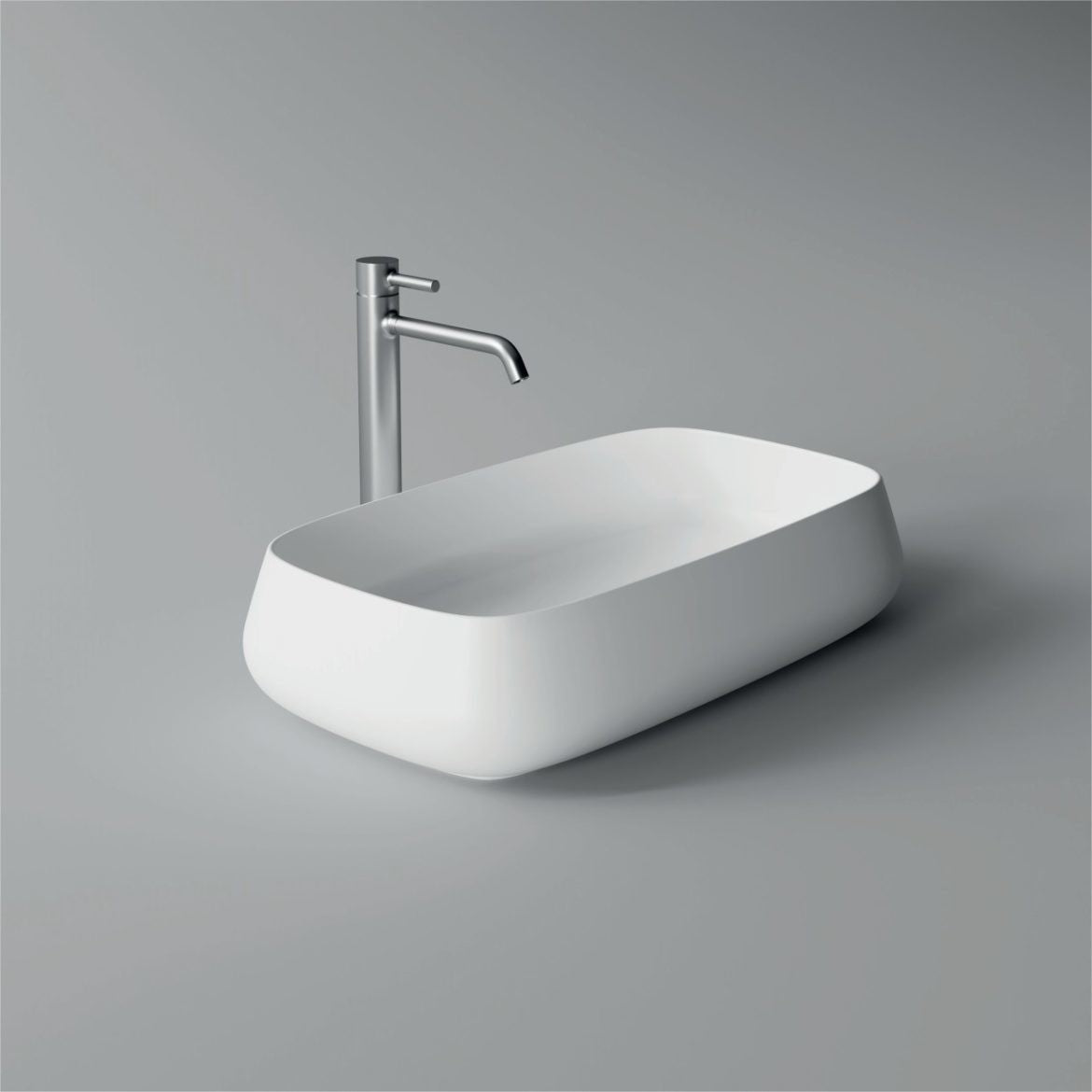 Lavabo da appoggio in ceramica  60 x 35 cm  Serie NUR Alice ceramica