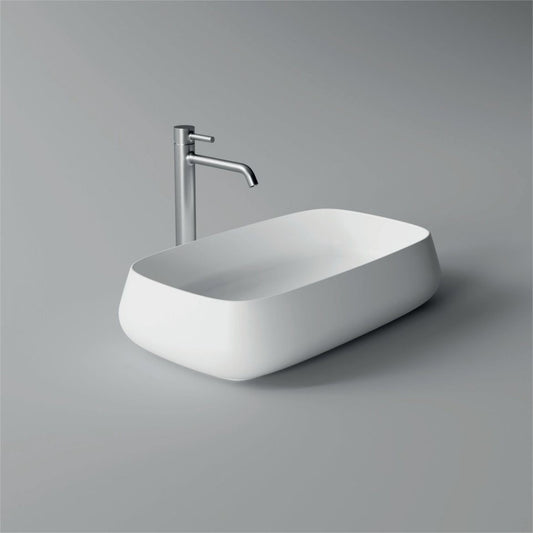 Lavabo da appoggio in ceramica  60 x 35 cm  Serie NUR Alice ceramica