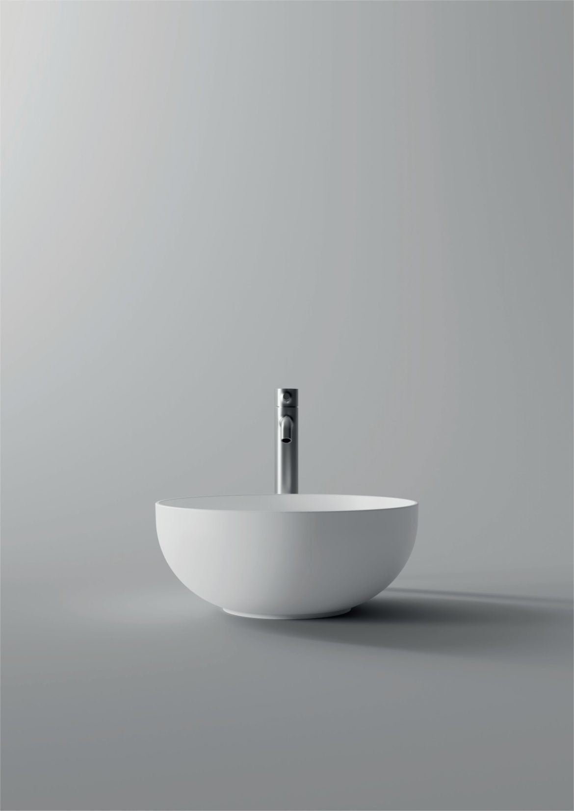 Lavabo da appoggio rotondo ø 37 cm linea Form di Alice Ceramica