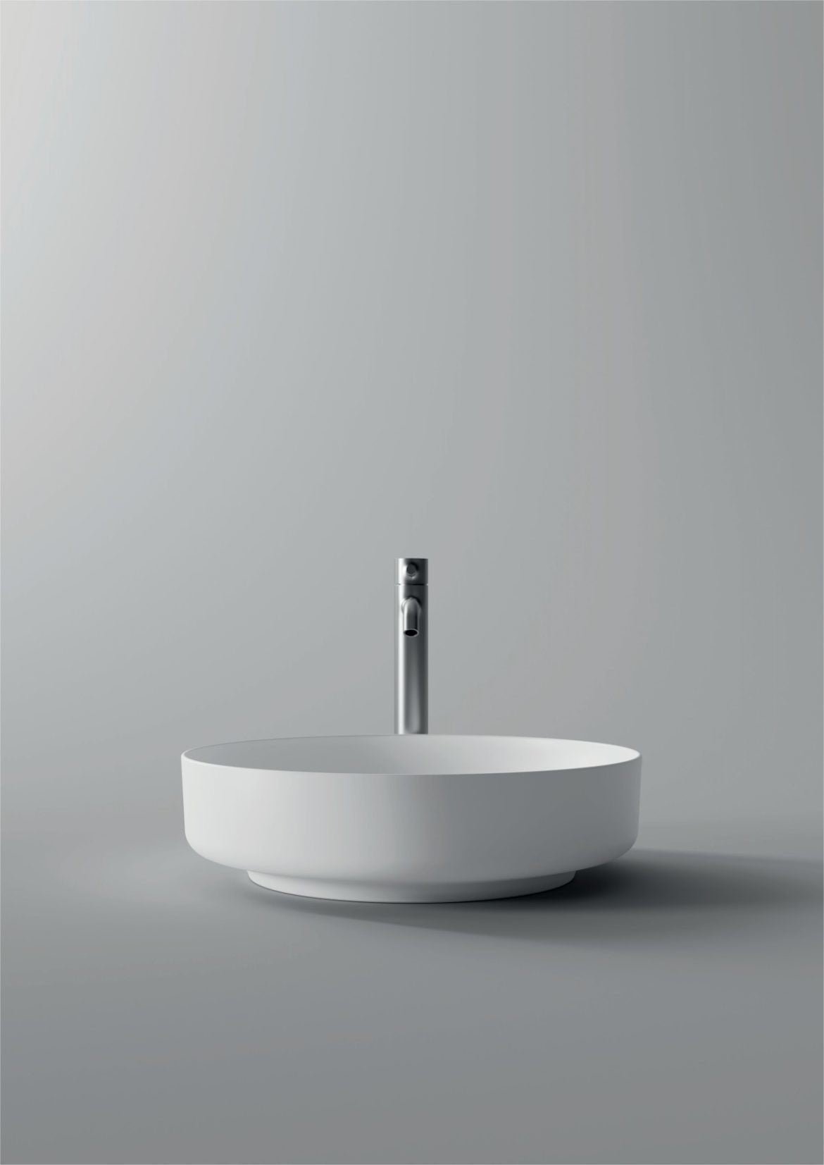 Lavabo da appoggio rotondo ø 45 cm linea FORM di Alice Ceramica