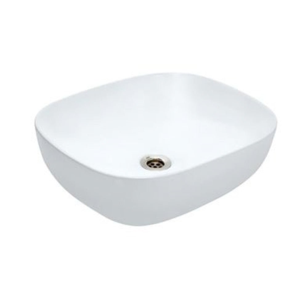Lavabo d'appoggio Nunzia 48x38 H 14 Bianco