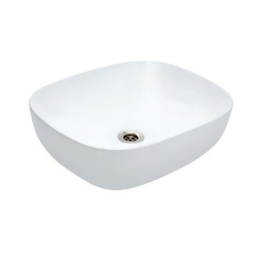 Lavabo d'appoggio Nunzia 48x38 H 14 Bianco