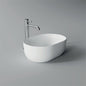 Alice Ceramica Unica Series 45×31 Oval Countertop Washbasin