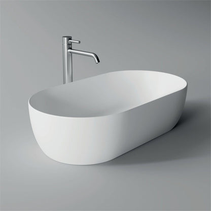 Lavabo da appoggio ovale 70×38 Alice Ceramica Serie Unica