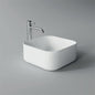 Space-saving countertop washbasin 37×37 Alice Ceramica Unica Series