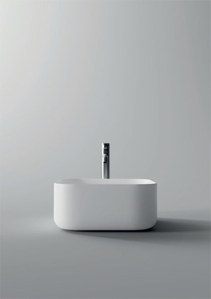 Lavabo d'appoggio salvaspazio  37×37 Alice Ceramica Serie Unica