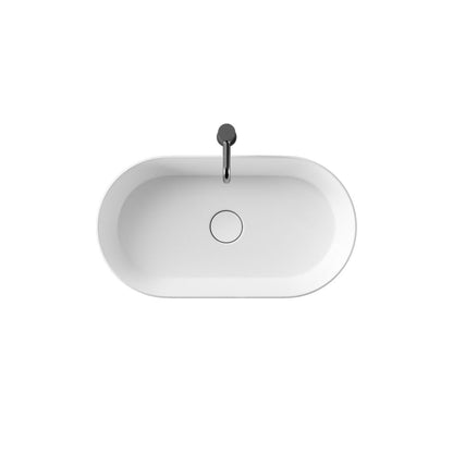 Lavabo ovale da appoggio serie SPY 65 x 35 cm di Alice ceramica