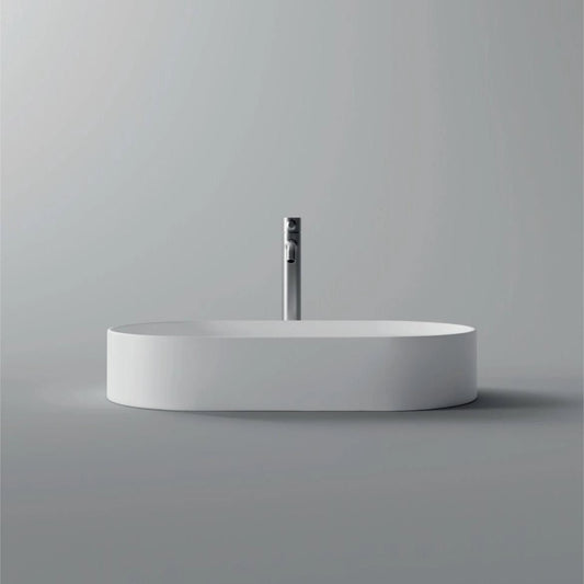 Lavabo ovale da appoggio serie SPY 65 x 35 cm di Alice ceramica