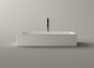 Spy countertop washbasin cm. 60x38 rectangular in white ceramic Alice ceramica