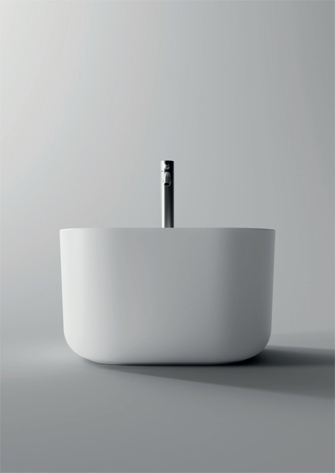 Lavabo Unica Rectangular appoggio cm. 50x40 H.30 in ceramica-Alice Cercamica