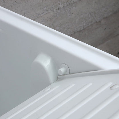 Lavatoio 2 ante  da cm 50x50 colore Bianco