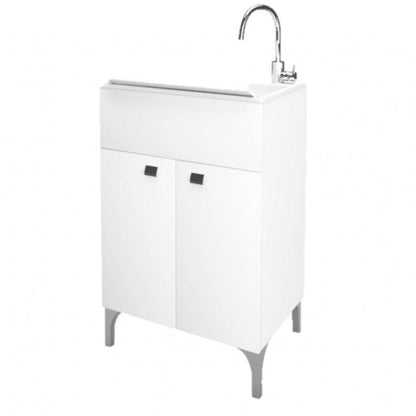 Lavatoio 2 ante  da cm 50x50 colore Bianco