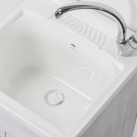 Lavatoio 2 ante da cm 60x50 colore rovere fumo