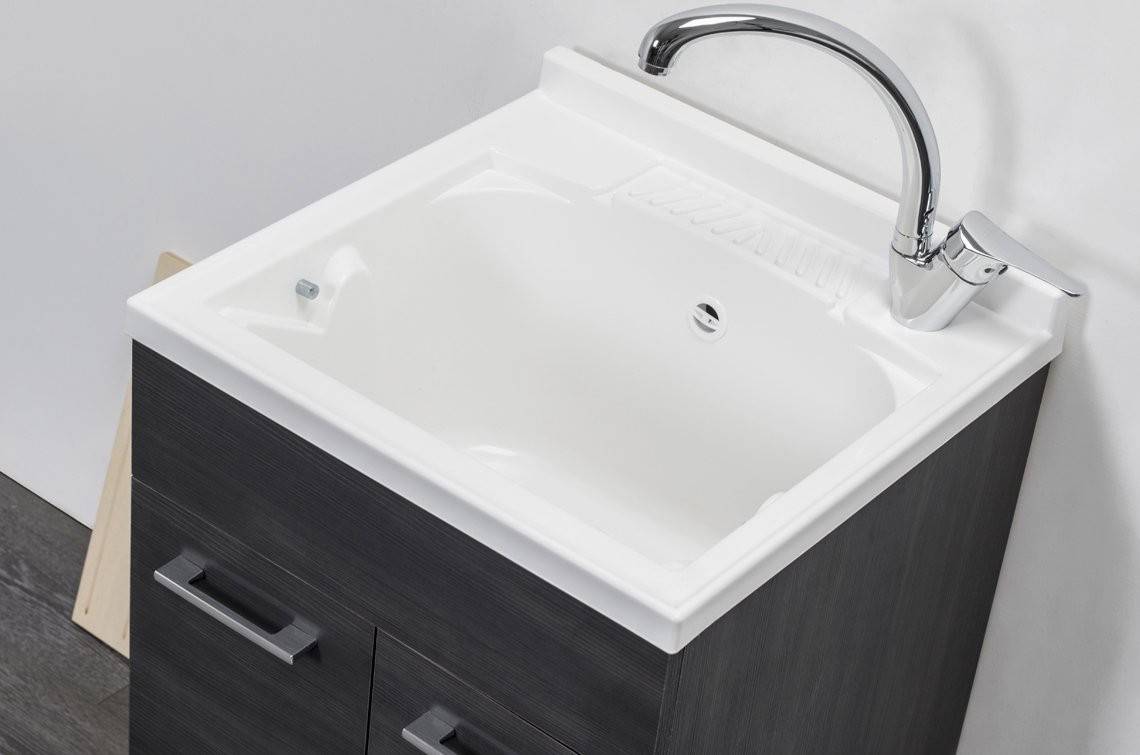 Lavatoio 2 ante da cm 60x50 colore rovere scuro