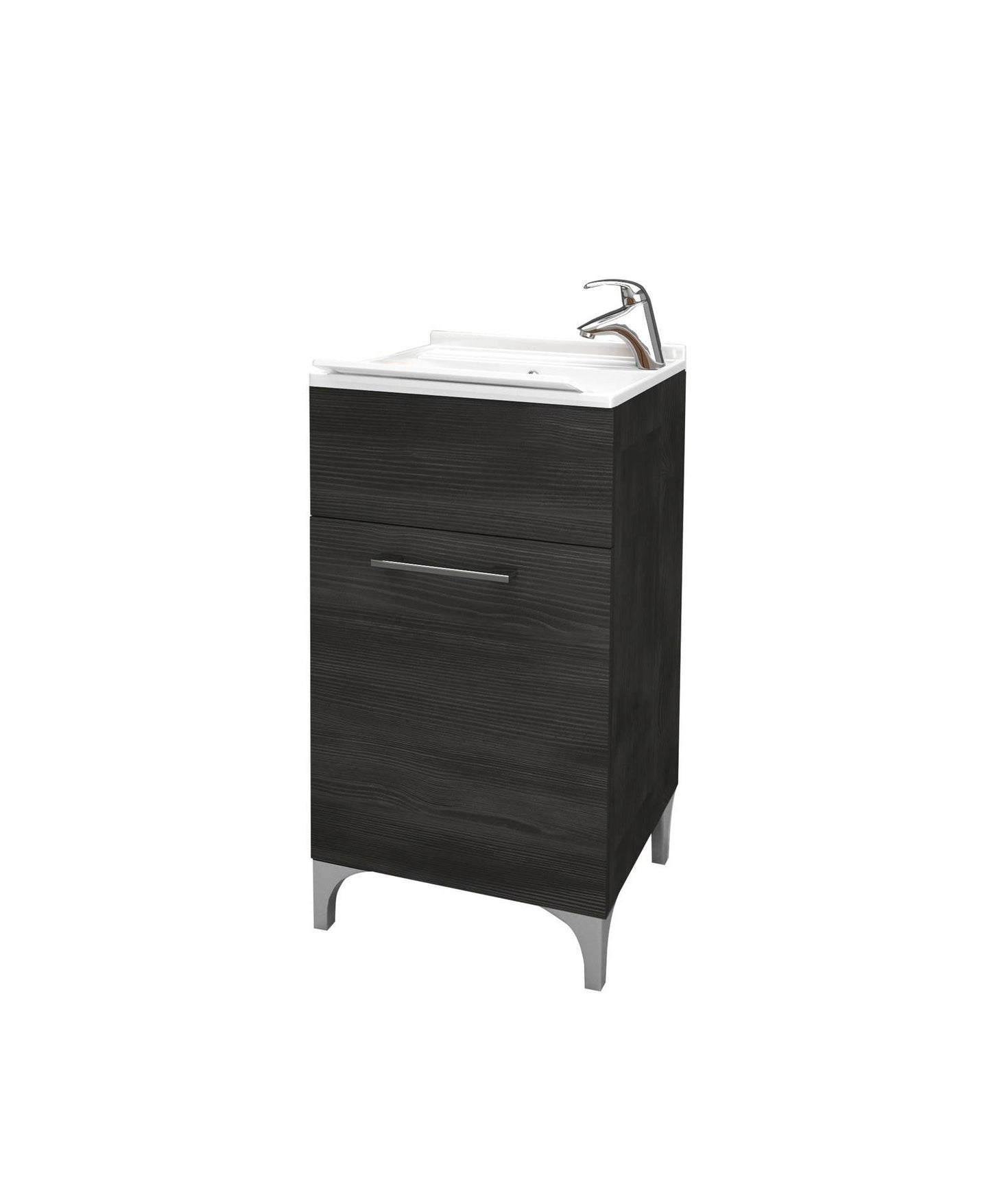 Lavatoio anta unica da cm 45x50 colore rovere scuro