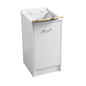 Colavene 45X50X86h cm Domestic Laundry Sink with Basin and Storage Cabinet