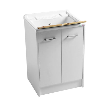 Lavatoio Lavapanni Domestica Colavene 60x60x86h cm con vasca e mobile contenitore