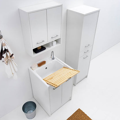 Lavatoio Lavapanni Domestica Colavene 60x60x86h cm con vasca e mobile contenitore