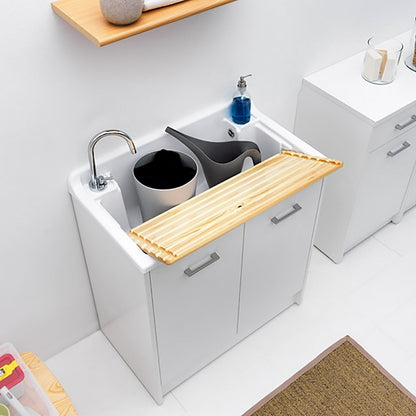 Lavatoio Lavapanni Domestica Colavene 80x45x86h cm con vasca e vano contenitore