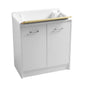 Colavene "Domestica" Laundry Sink Cabinet 80x45x86h cm with Basin and Storage Compartment