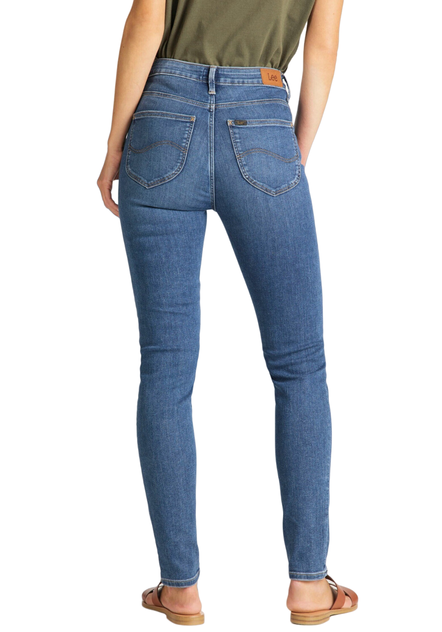 Lee Scarlett High Jeans Donna Blu Chiaro L626DUIW