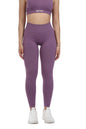Leggings viola modello IMMO a vita bassa senza cuciture