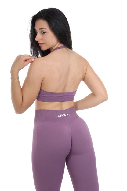 Top sportivo viola modello IMMO