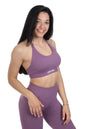 Top sportivo viola modello IMMO